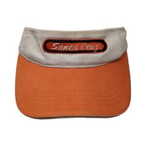 Santa Cruz Sun Visor Cap Multicolor One Size Adjustable Embroidered Jhats